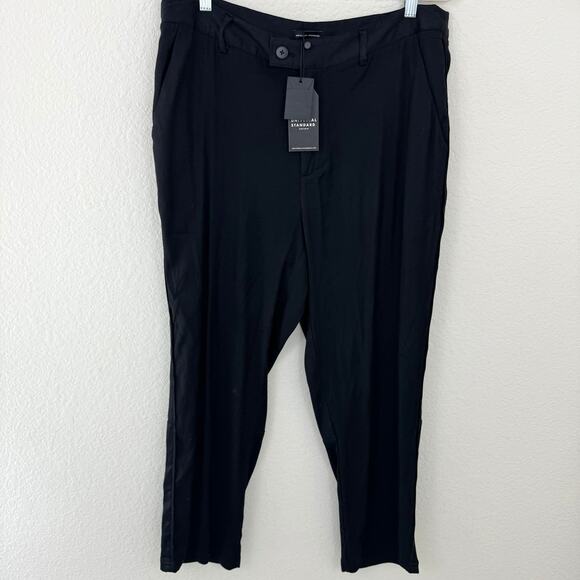 Universal Standard Women's Flowy Viscose Work Career Pants Black Size XS (10-12) - Picture 1 of 9